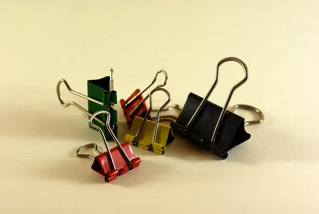 office supplies, foldback clips, mulberry jam, multicoloured. A payroll dashboard that keeps workflow state, HMRC outcomes and corrections apart